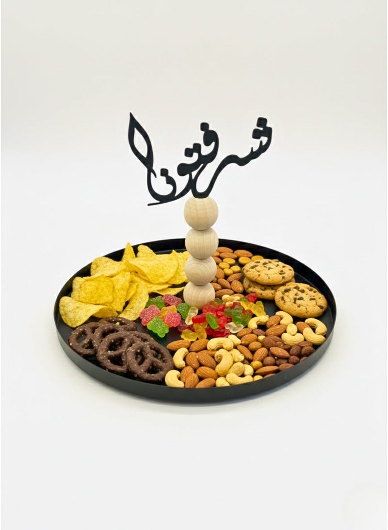 صينية تقديم دوّارة بديكور BH-613 - Image 3